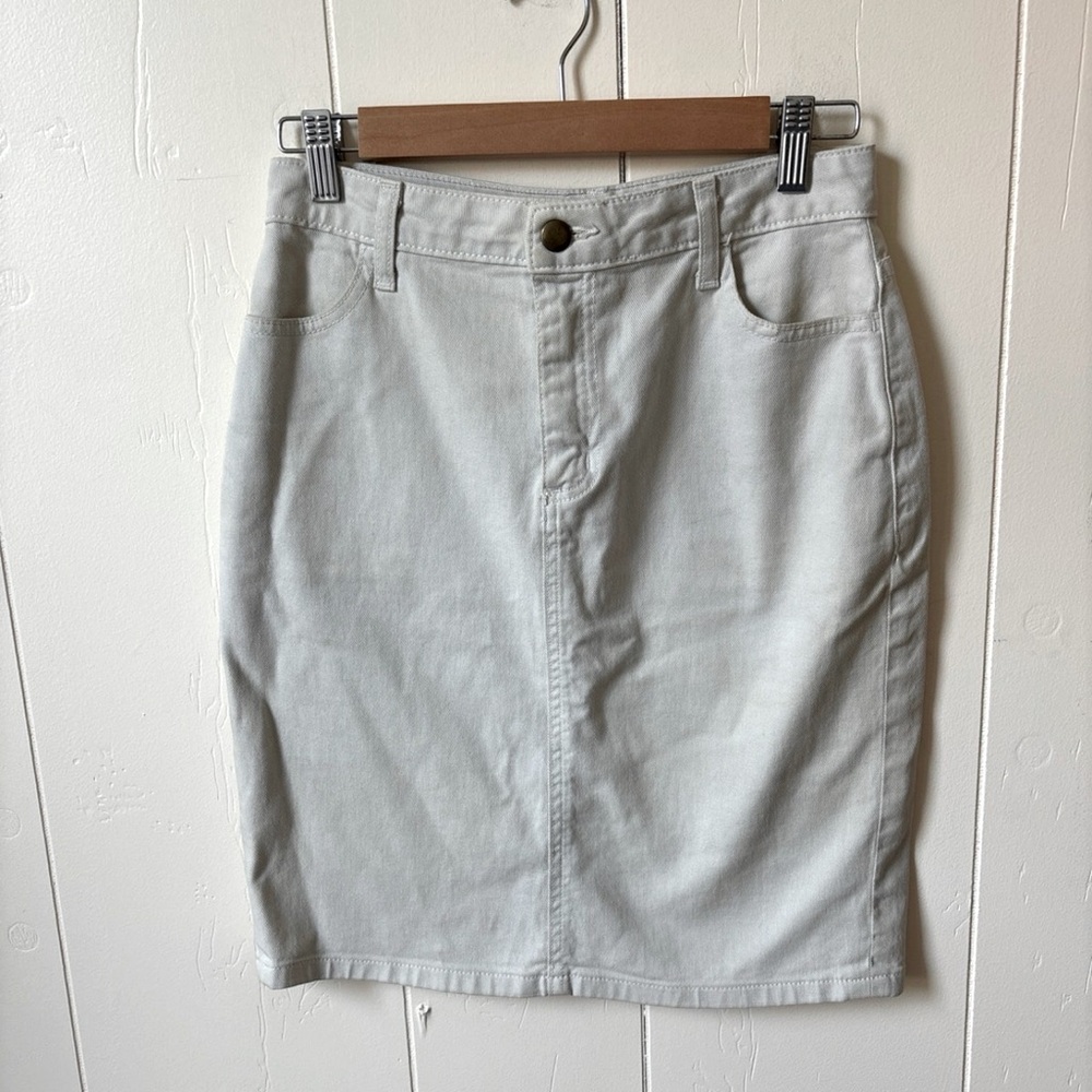 American Apparel Denim Pencil Skirt
